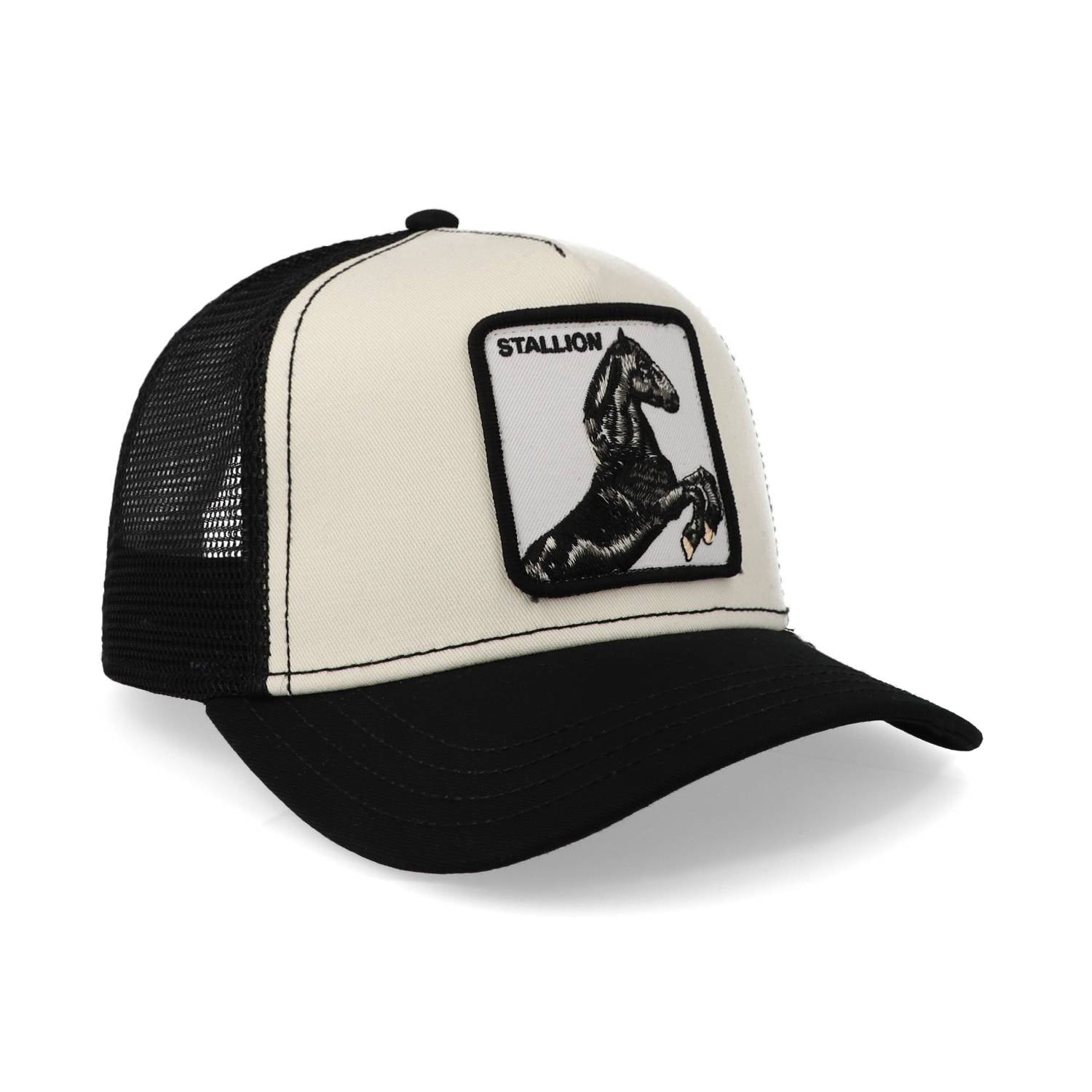 Trucker 101-0393 The Stallion Negro y Blanco