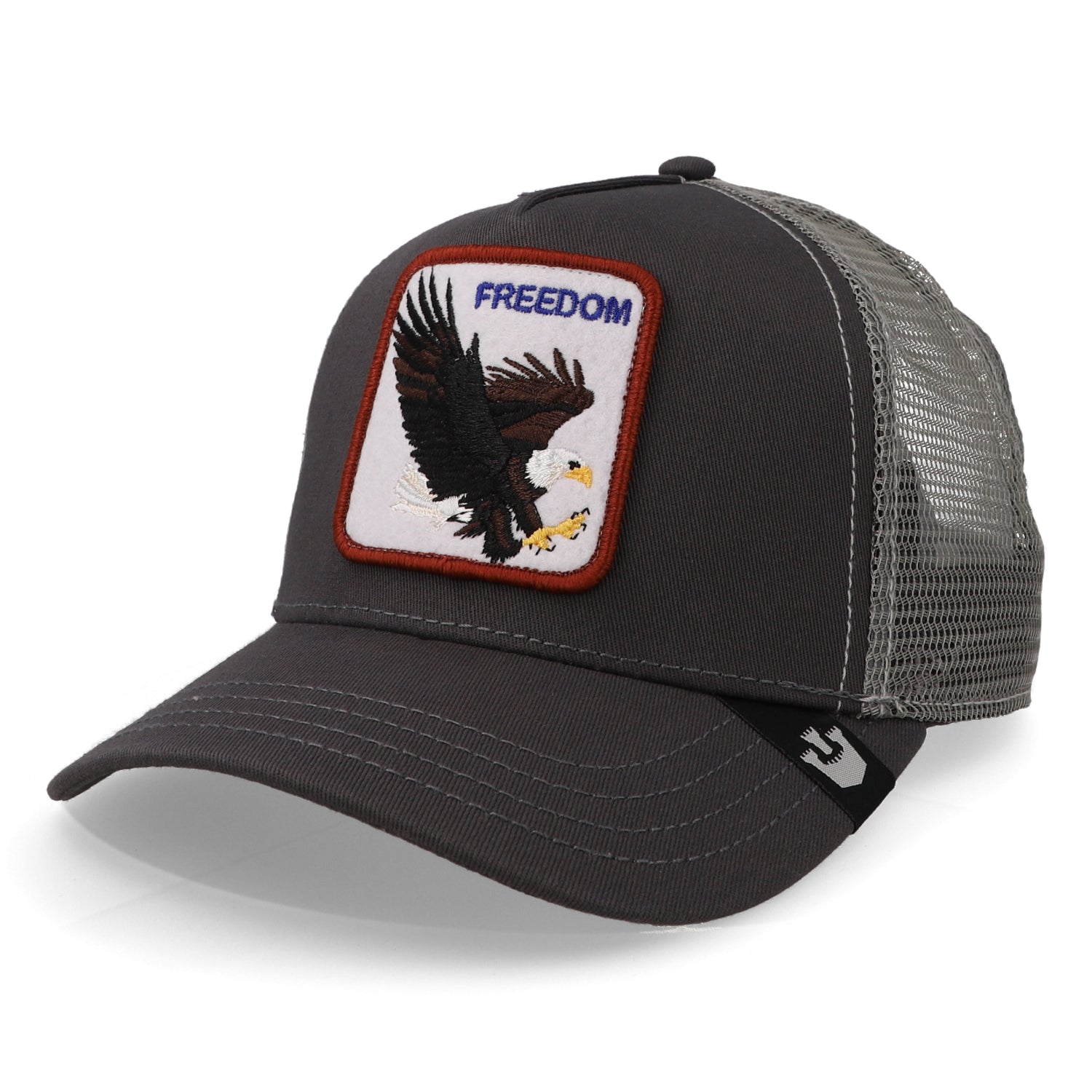 Trucker 101-0384 The Freedom Eagle Gris