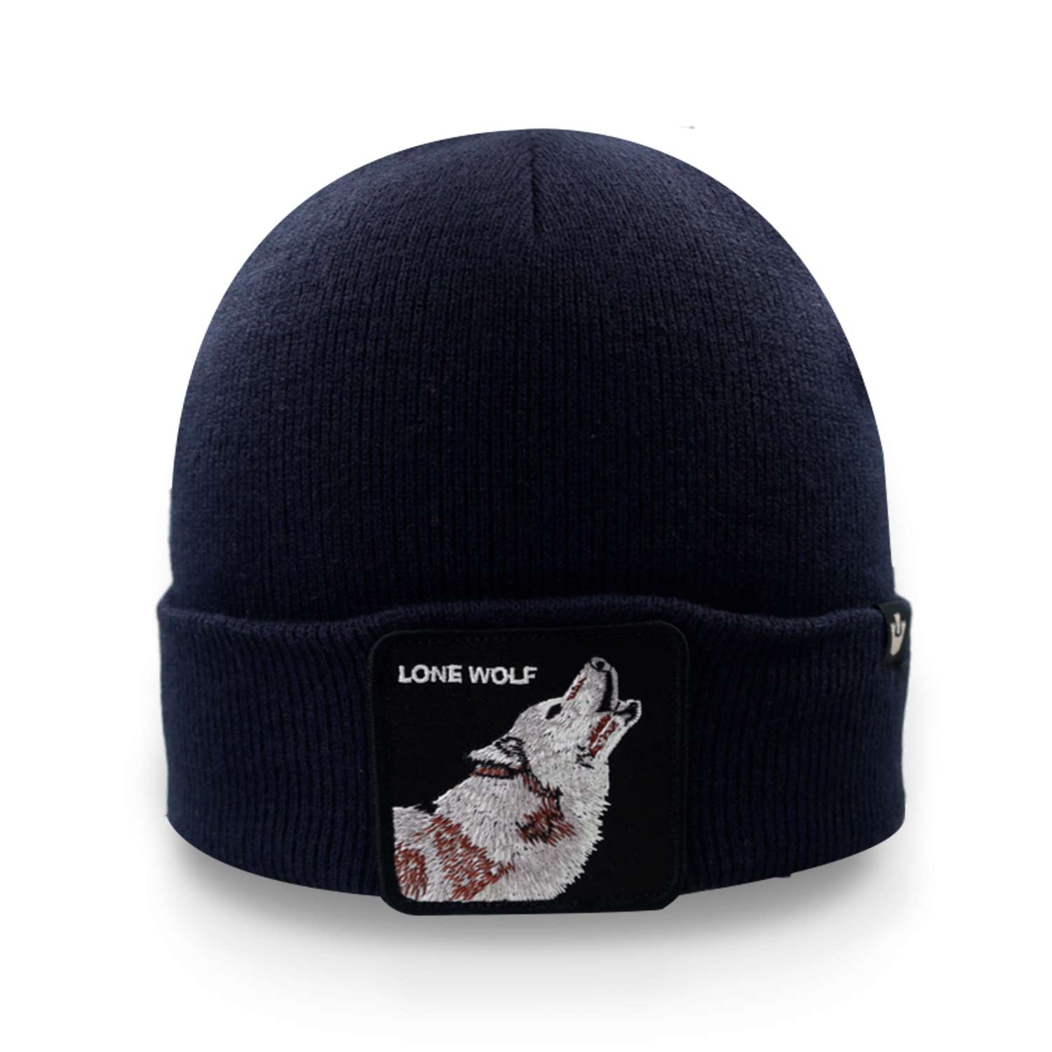 Beanie 107-0120 Wolf Man Azul Marino Oscuro