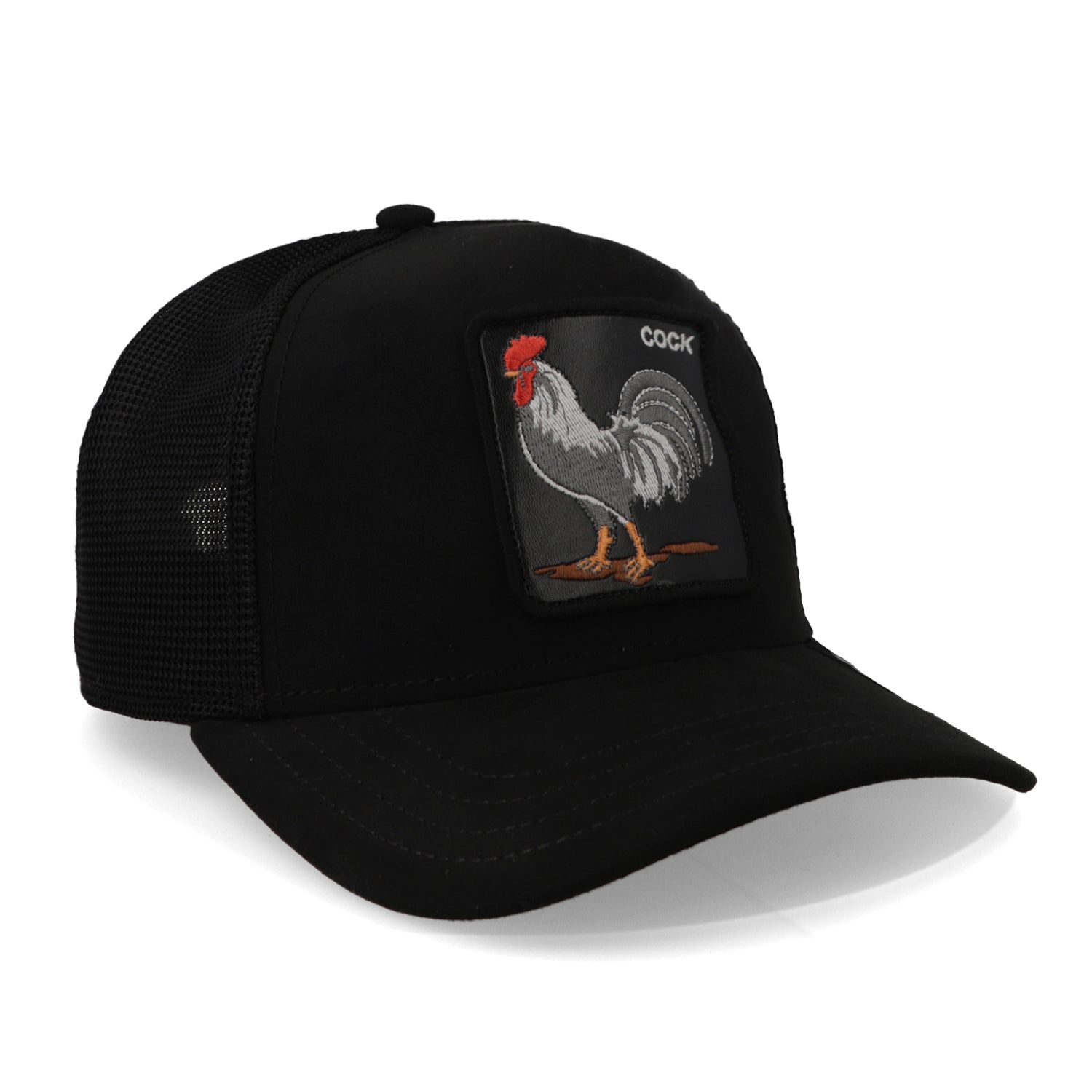 Trucker 101-1817 The Suede Rooster Negro