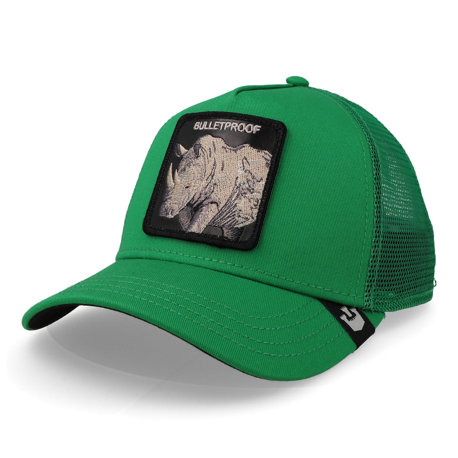 Trucker 101-1677 The Bulletproof Rhino Kelly Verde