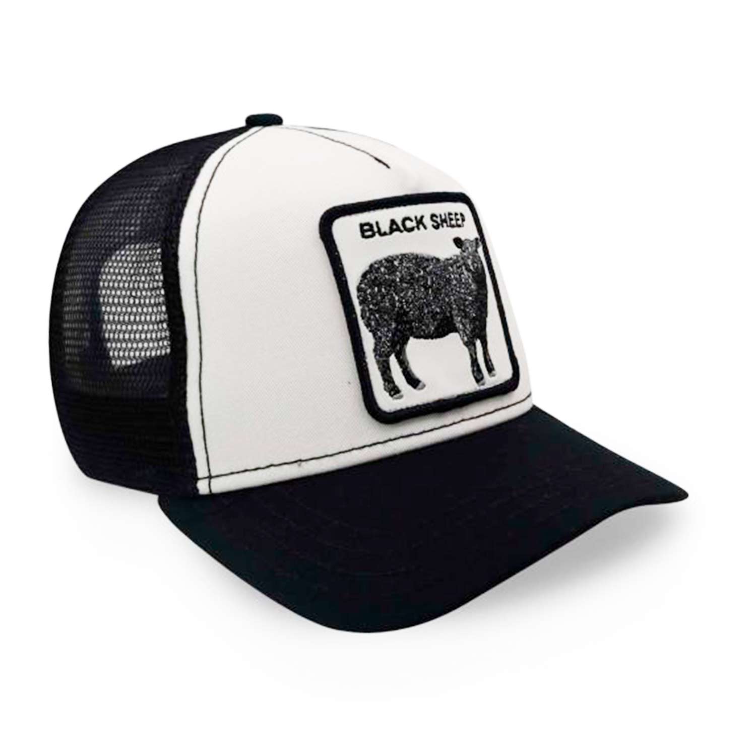 Trucker 101-0380 The Black Sheep Blanco Negro