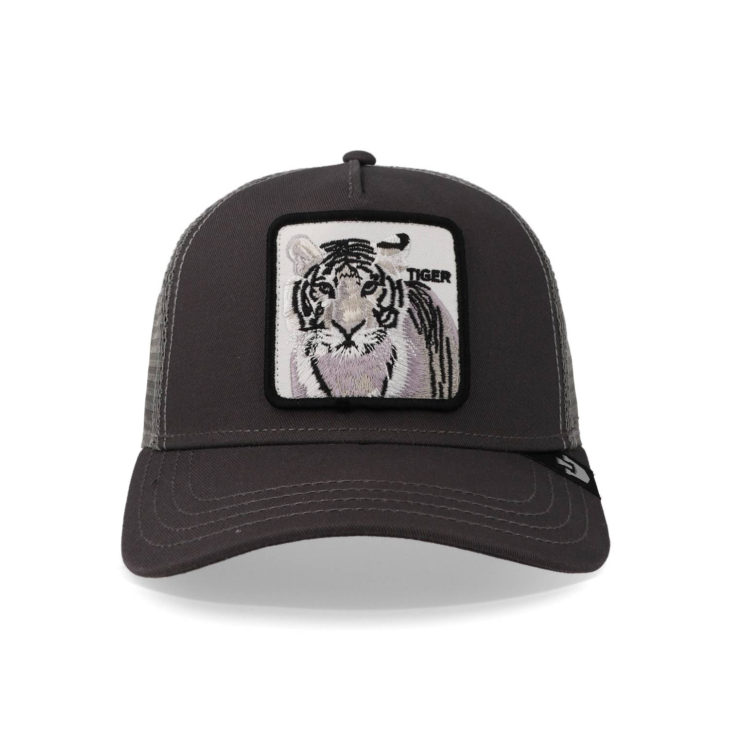 Trucker 101-0392 The Blanco Tiger Gris