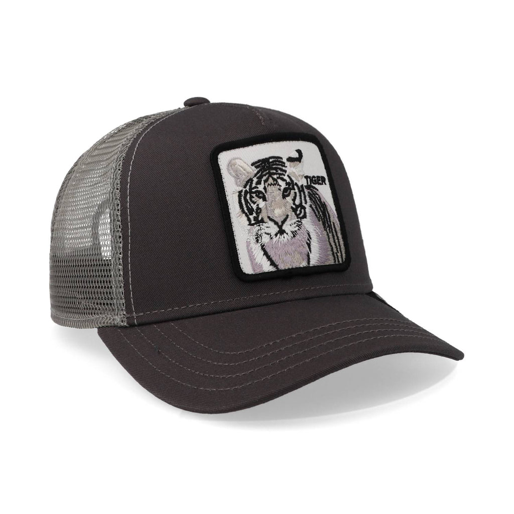 Trucker 101-0392 The Blanco Tiger Gris