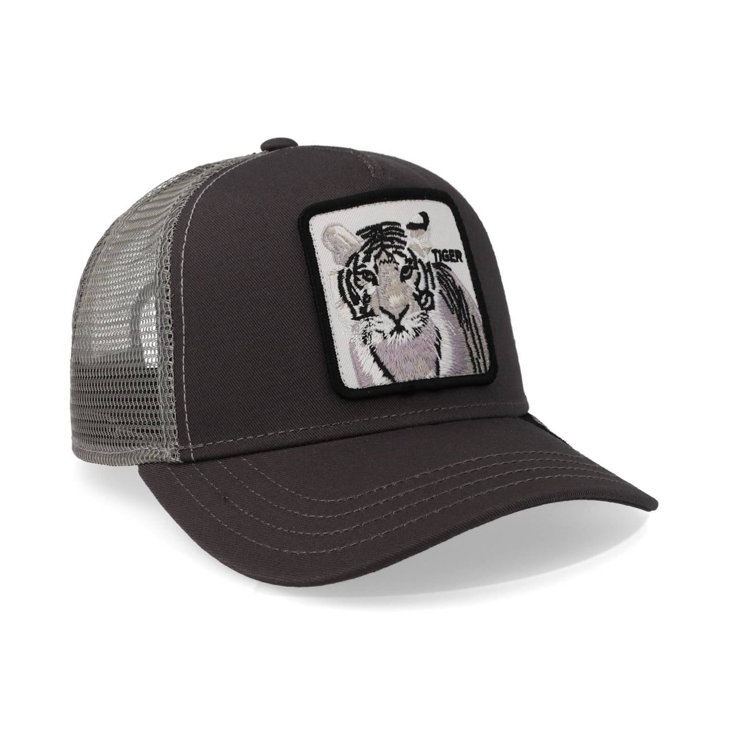 Trucker 101-0392 The Blanco Tiger Gris