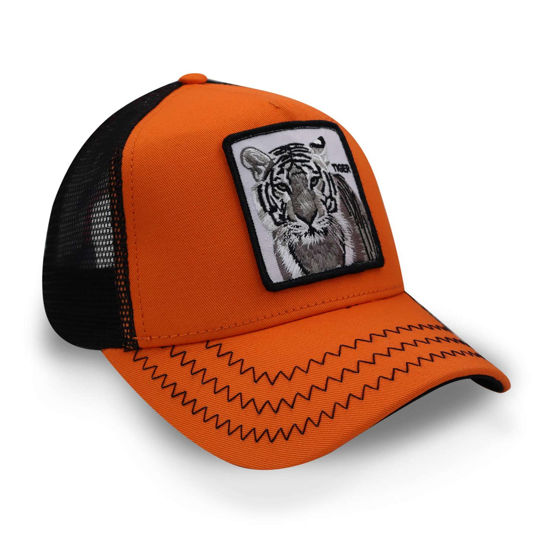 Trucker 101-0392 the white tiger orange