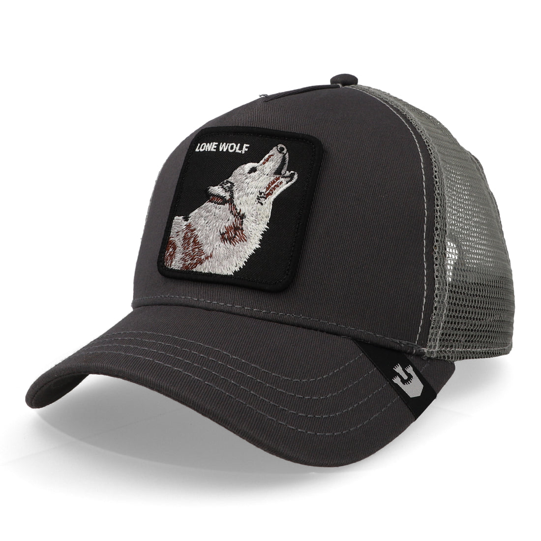 Trucker 101-0389 The Lone Wolf Charcoal