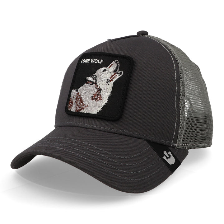 Trucker 101-0389 The Lone Wolf Charcoal