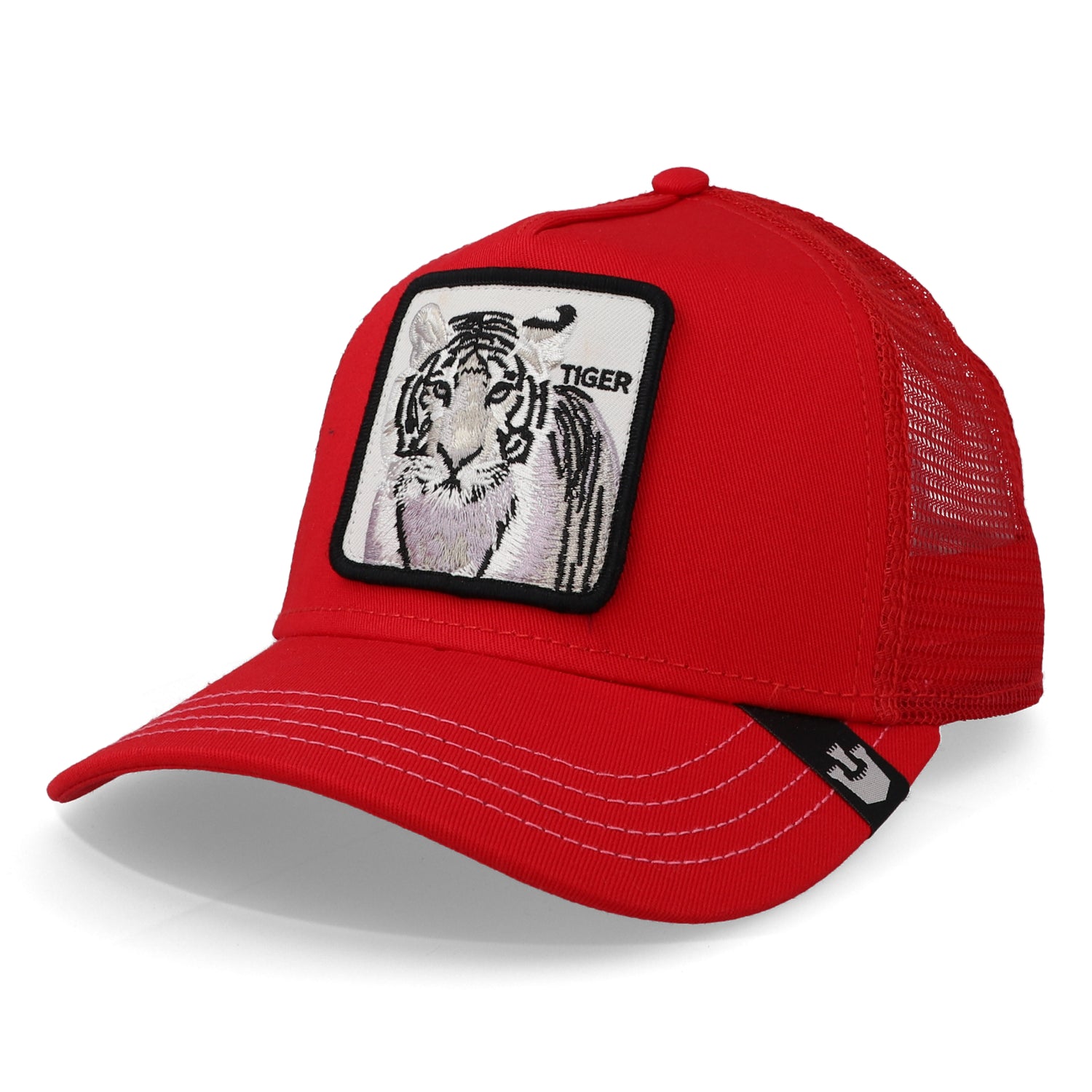 Trucker  101-0392 The White Tiger Scarlet