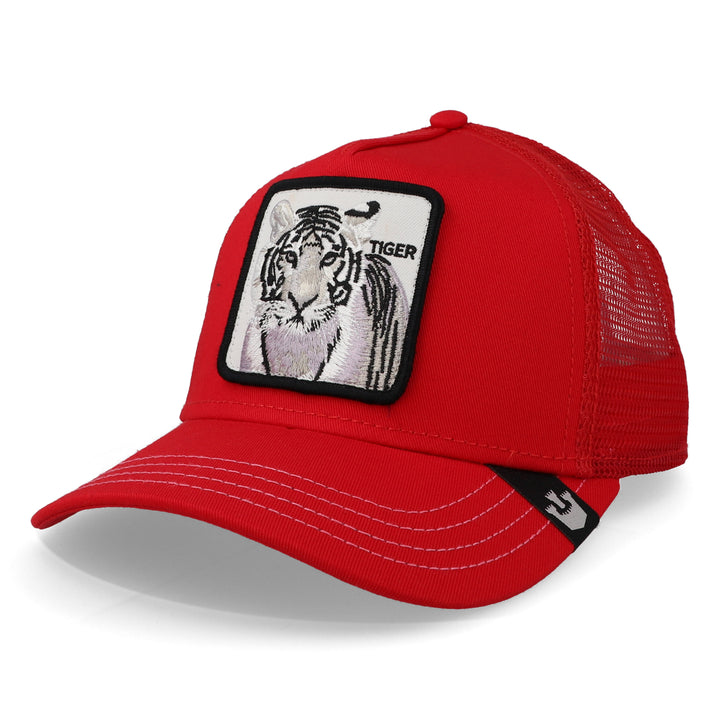 Trucker  101-0392 The White Tiger Scarlet