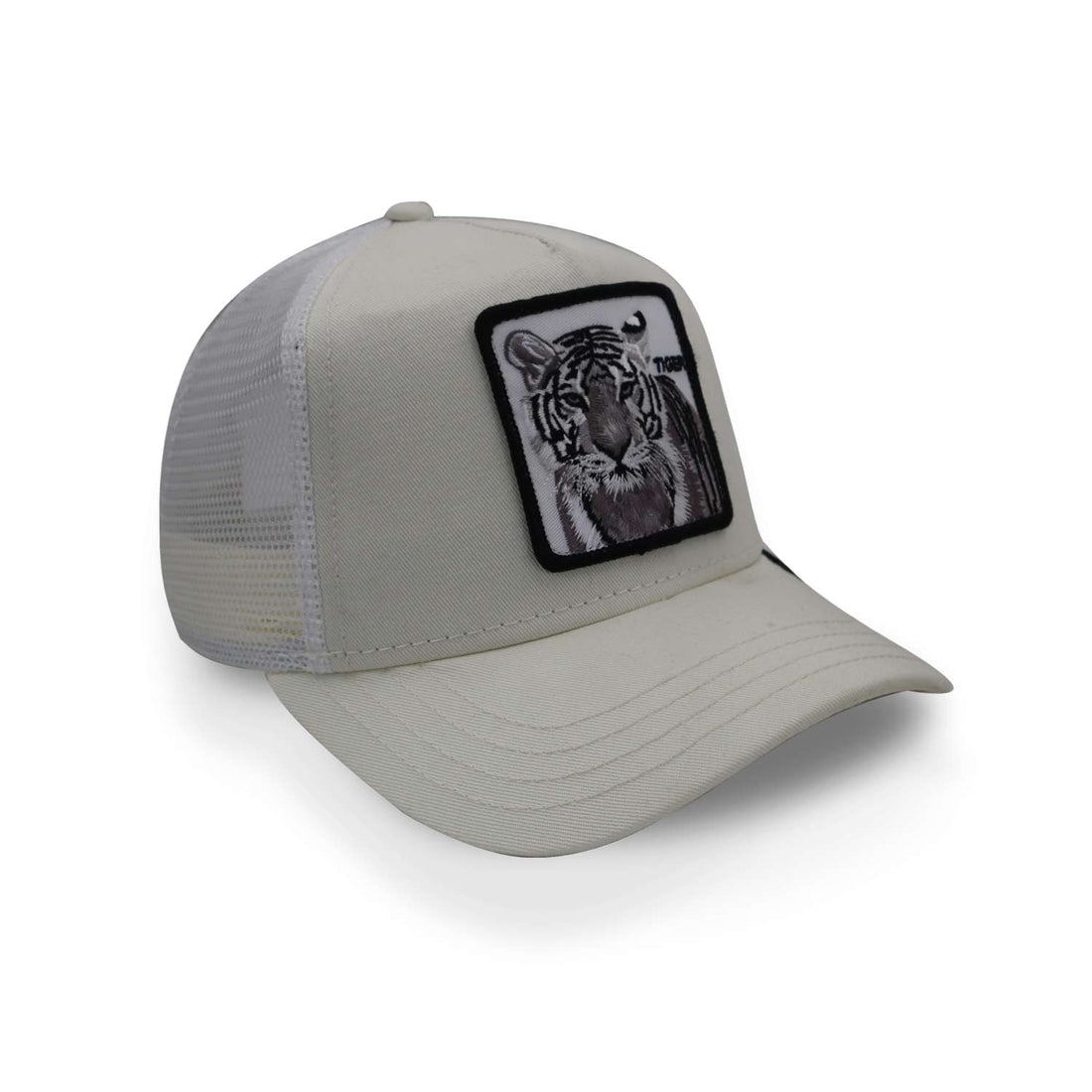 Trucker 101-0392 the white tiger blanco