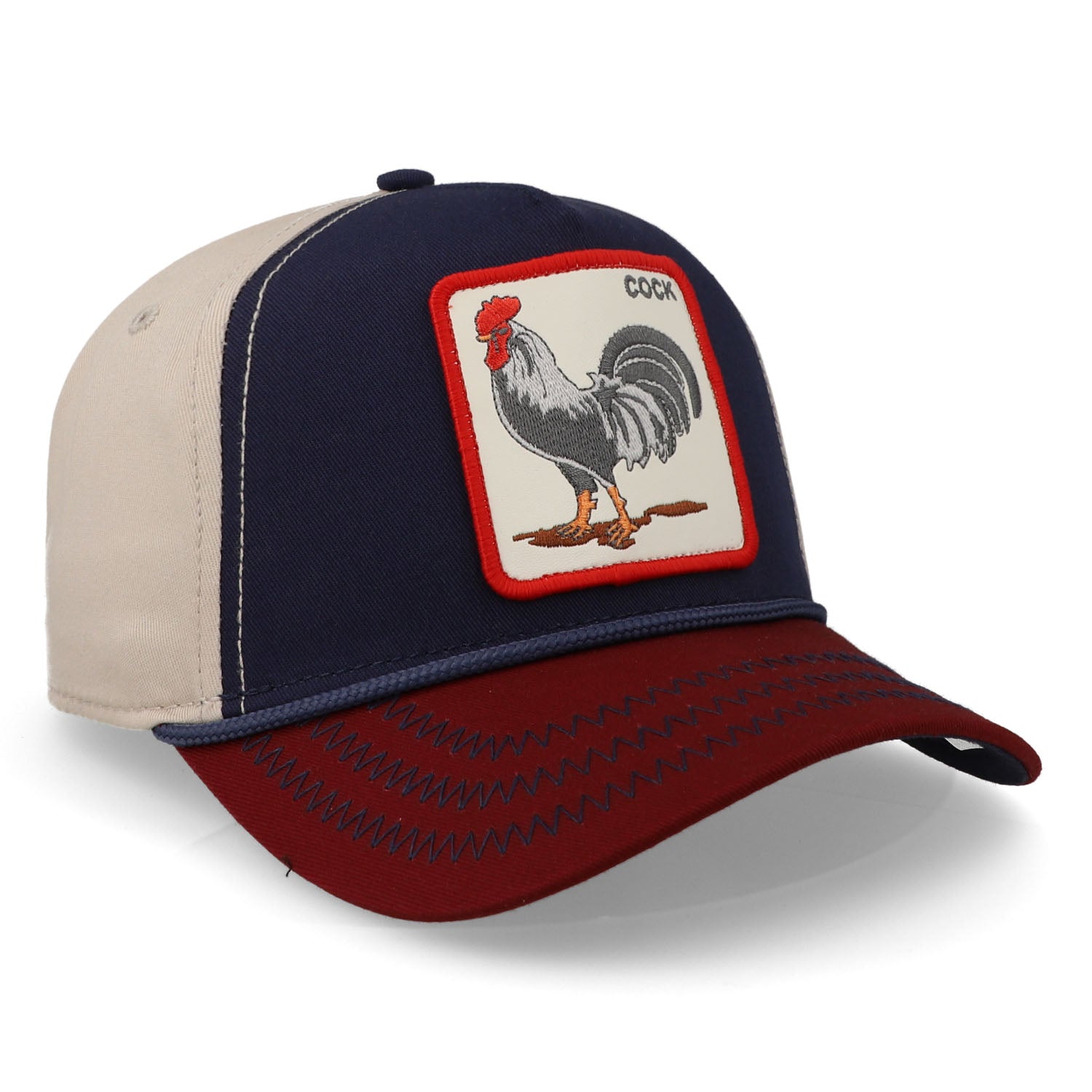 Gorra 101-1109 All American Rooster 100 Azul Marino
