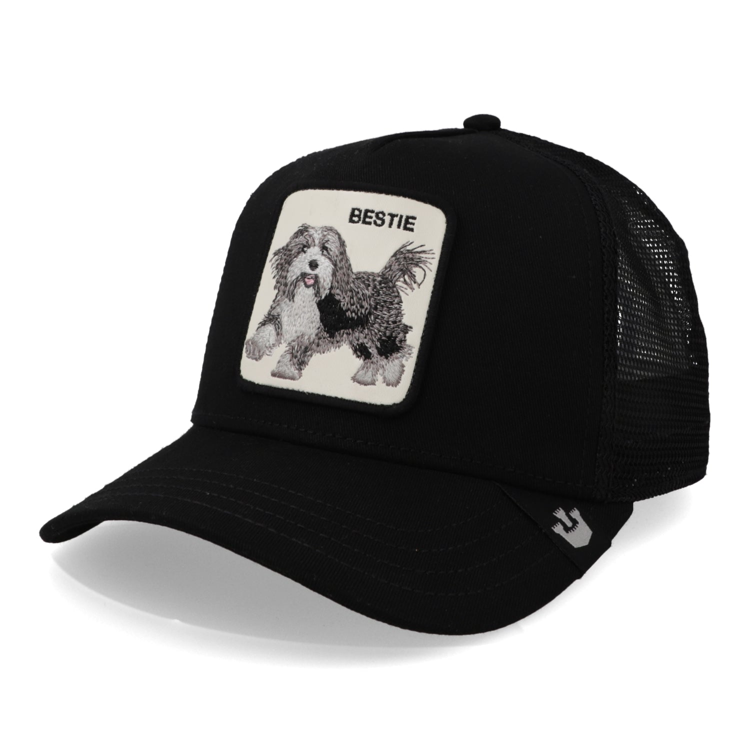 Trucker 101-1782 The Bestie Dog Negro
