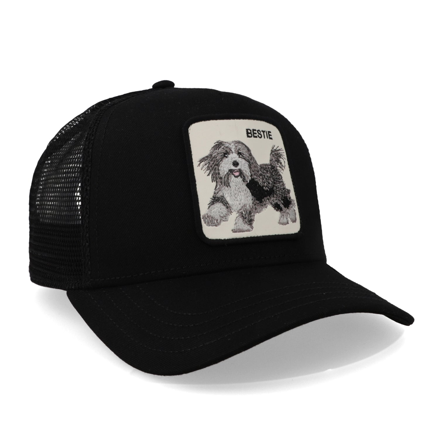 Trucker 101-1782 The Bestie Dog Negro