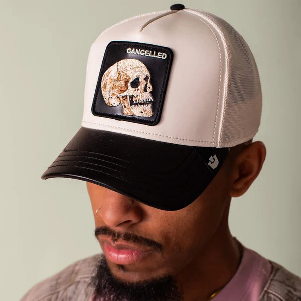 Gorra GB Faux Leather Skull 101-2946