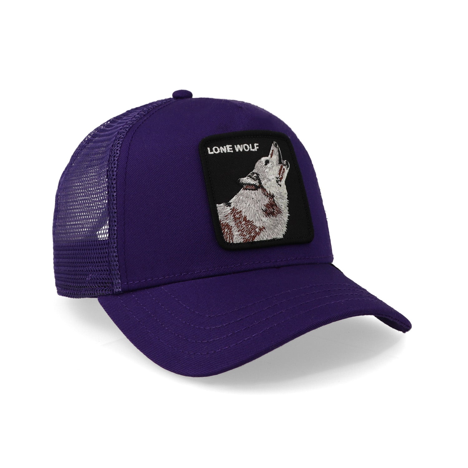 Trucker 101-0389 The Lone Wolf Morado