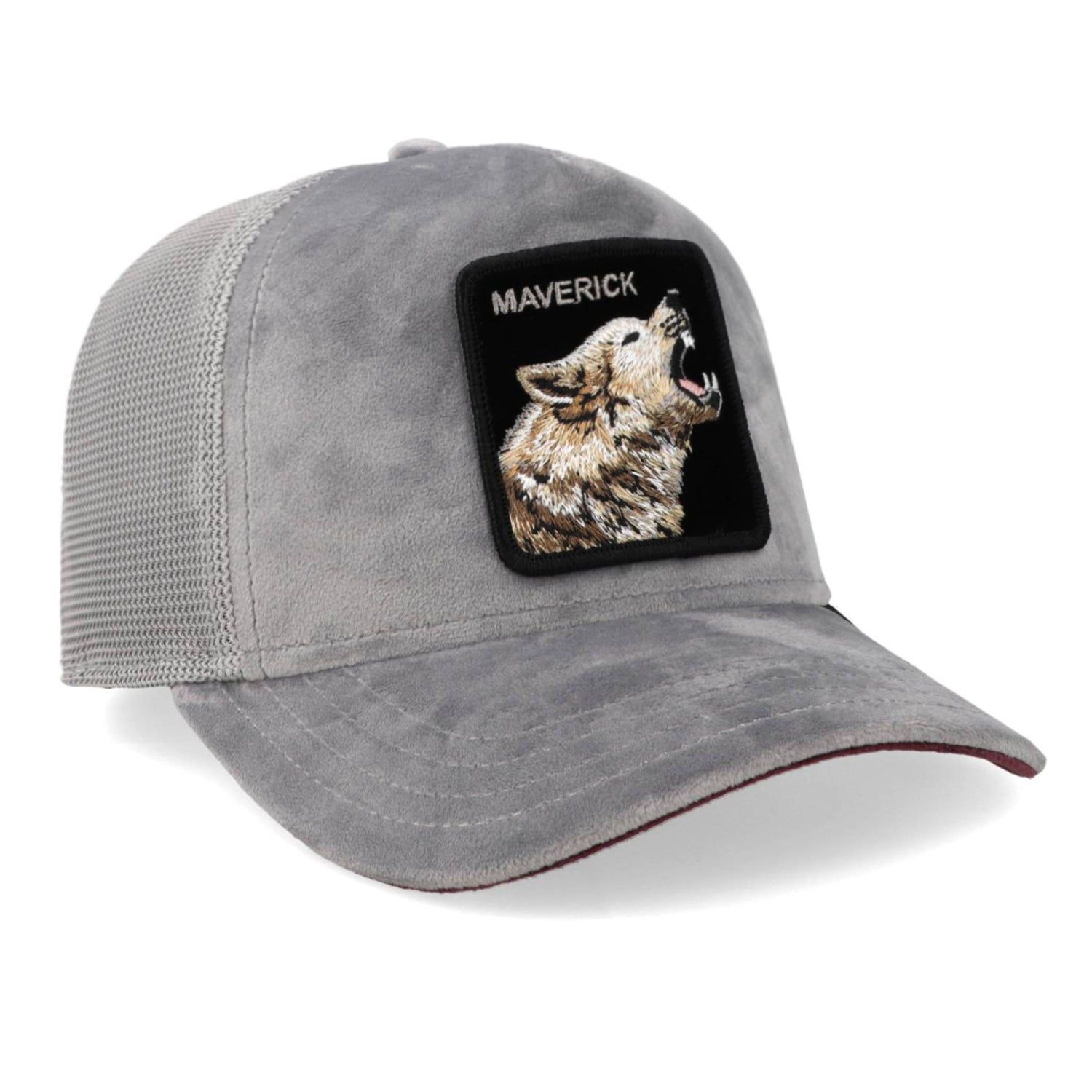 Trucker 101-2348 Velour Wolf