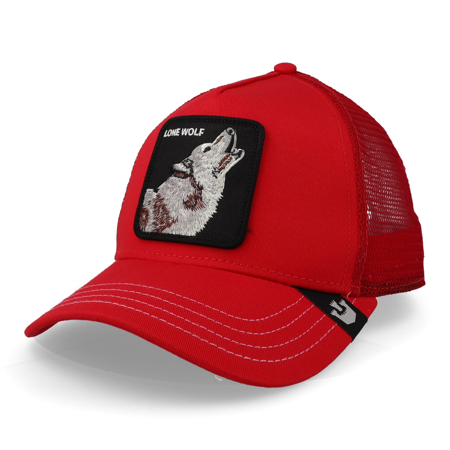 Trucker 101-0389 The Lone Wolf Rojo