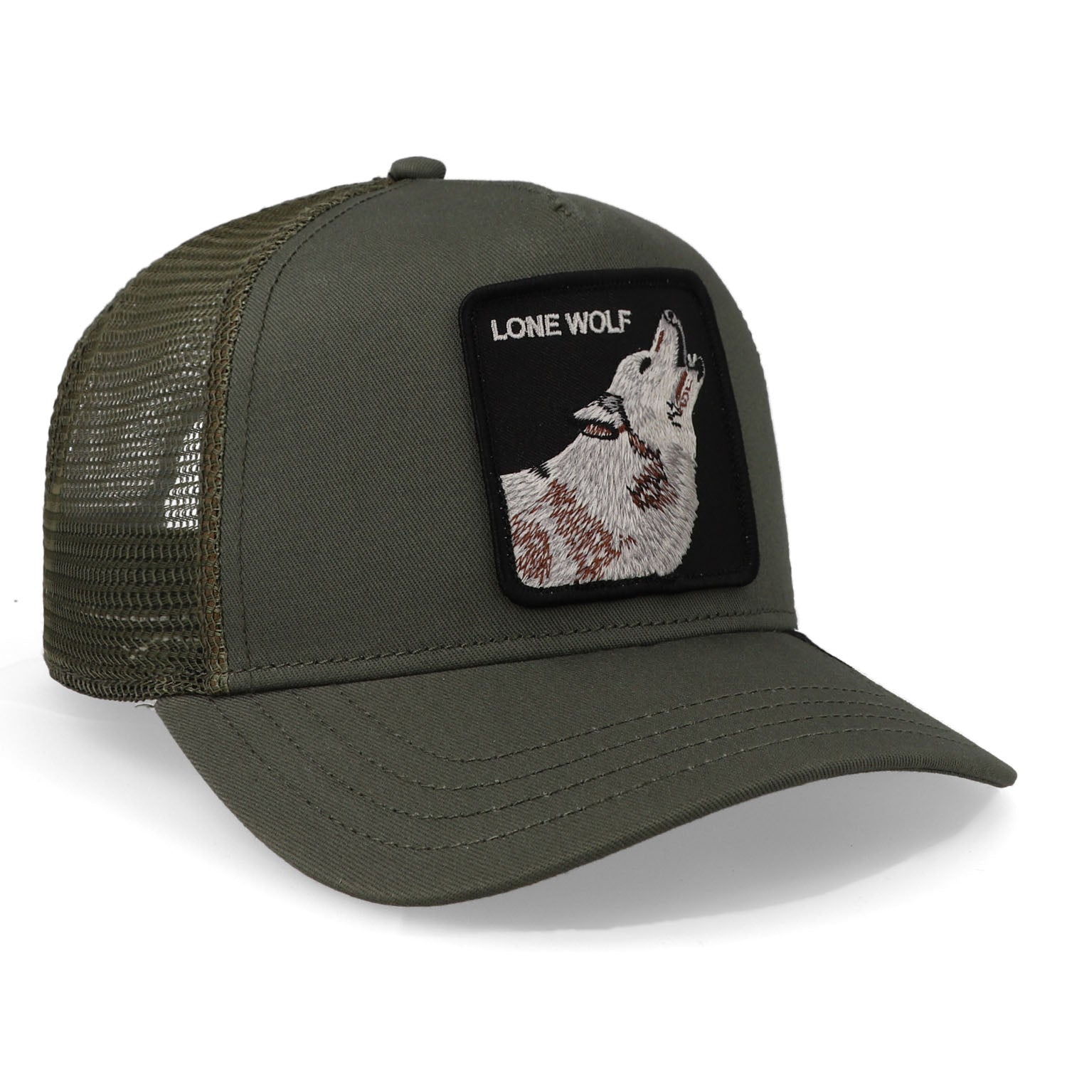 Trucker 101-0389 The Lone Wolf Olivo