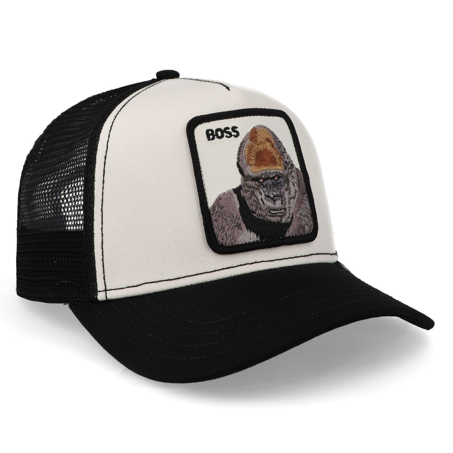 Trucker 101-0512 The Boss Negro Blanco