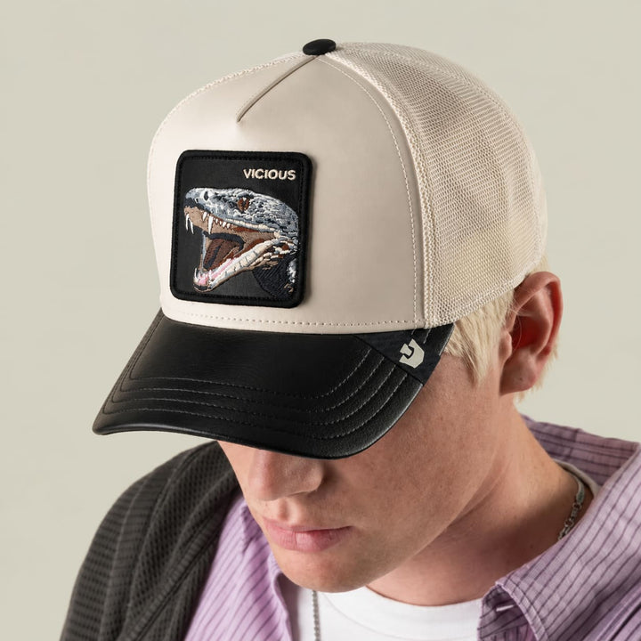 Gorra GB Faux Leather Snake 101-2948