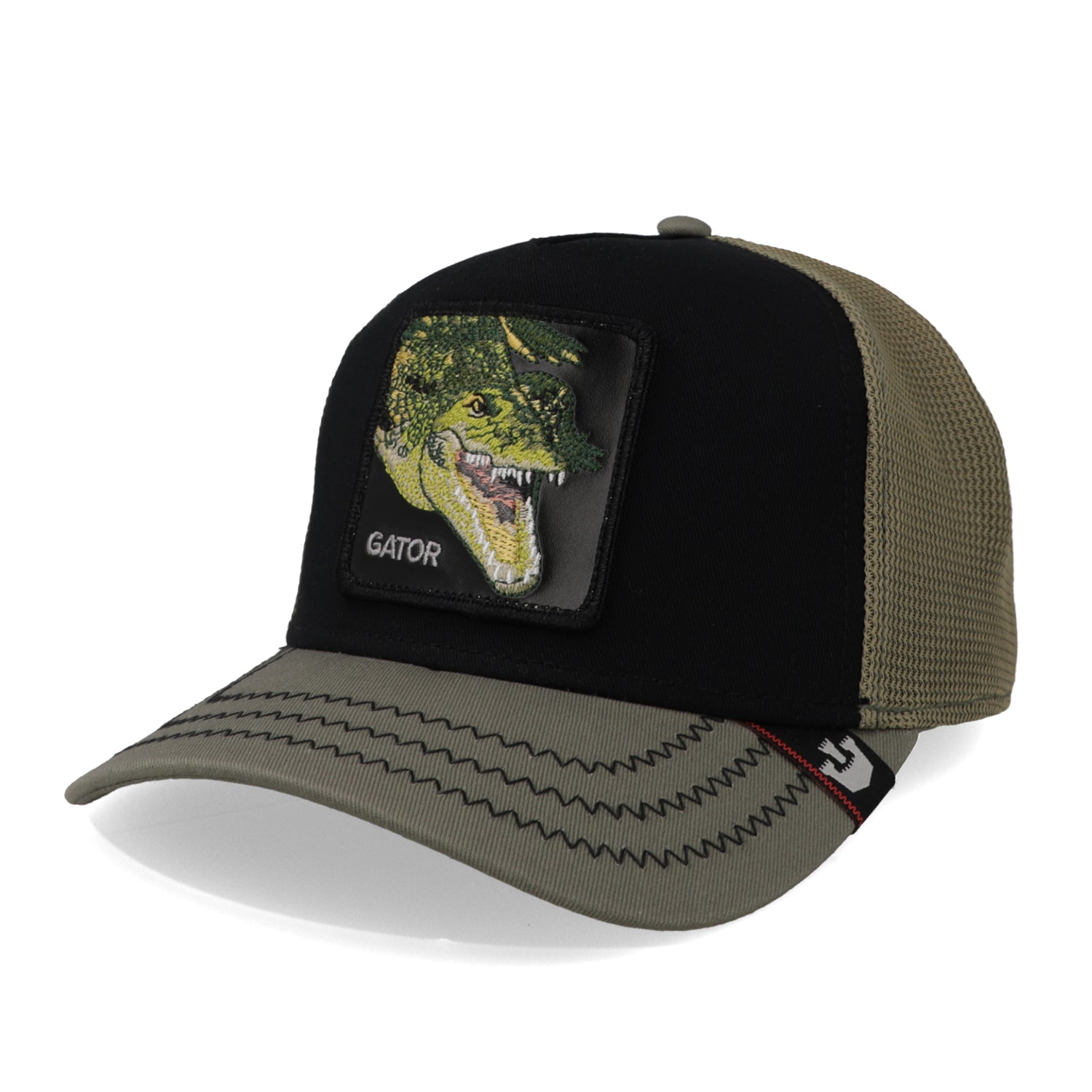 Trucker 101-1821 Tri Gator Olivo