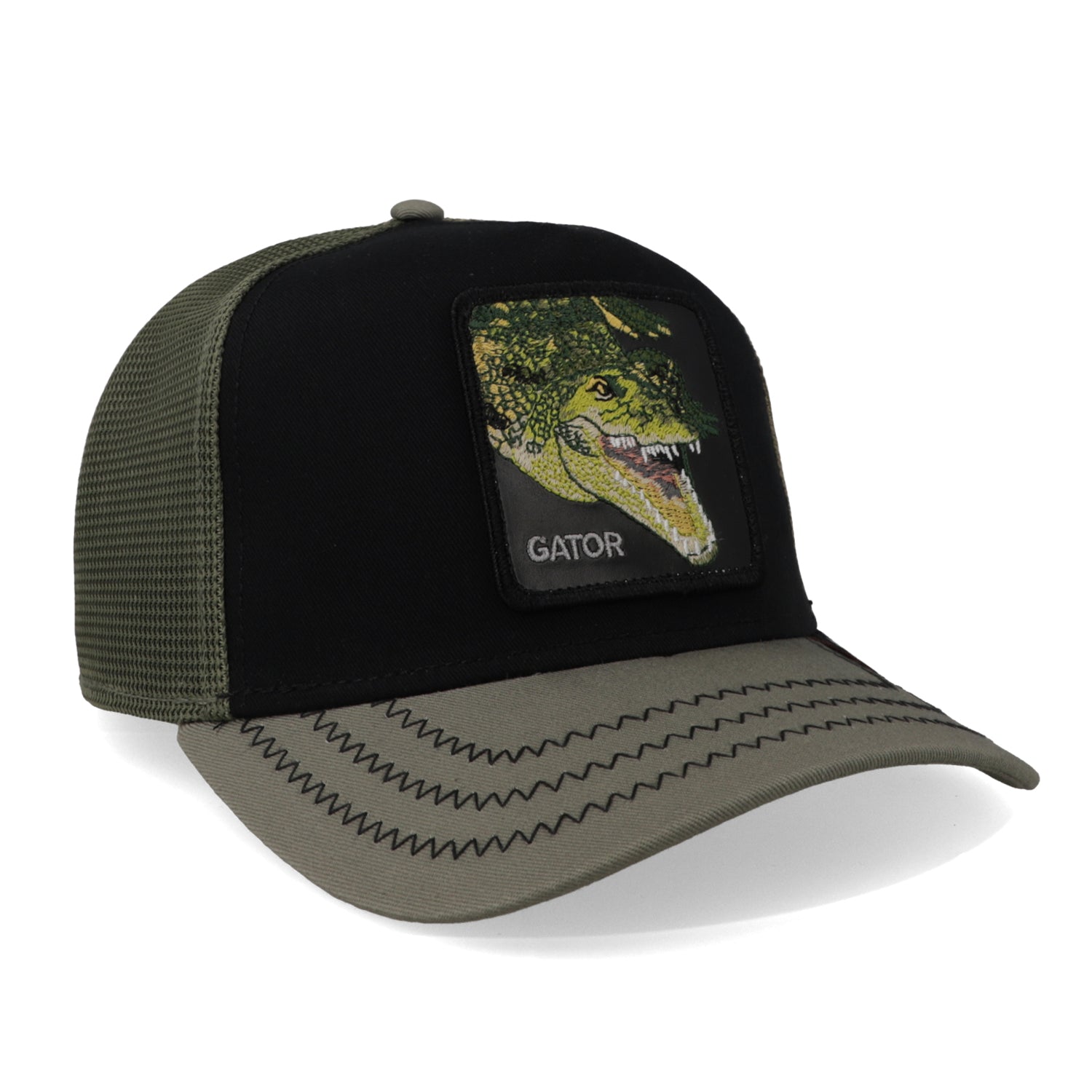 Trucker 101-1821 Tri Gator Olivo